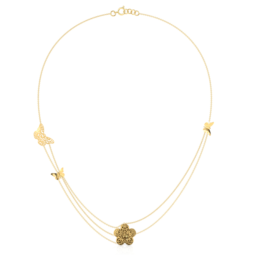 Sue Butterfly Cutout Necklace