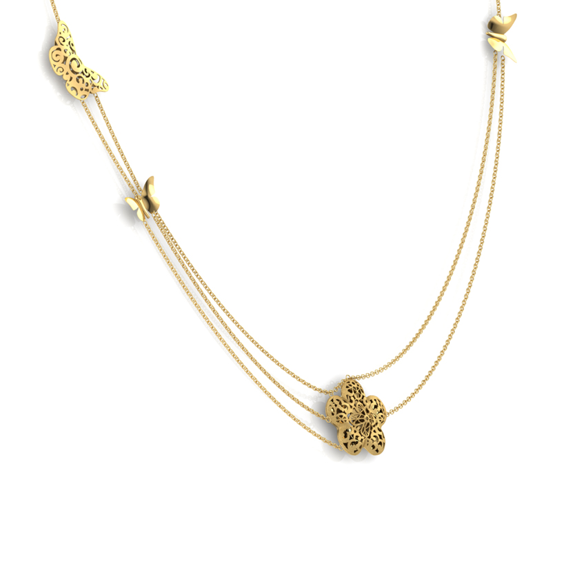 Sue Butterfly Cutout Necklace