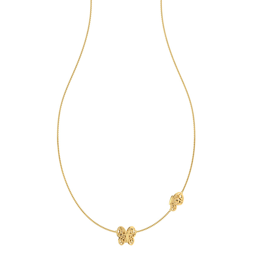 Butterfly Cutout Necklace