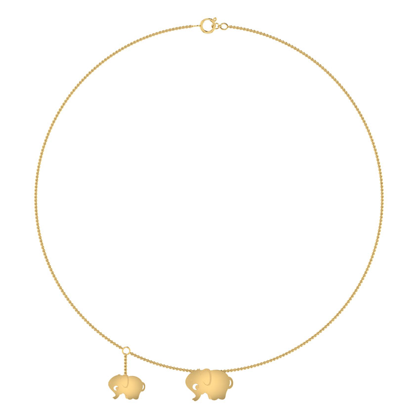 Baby Elephant Necklace