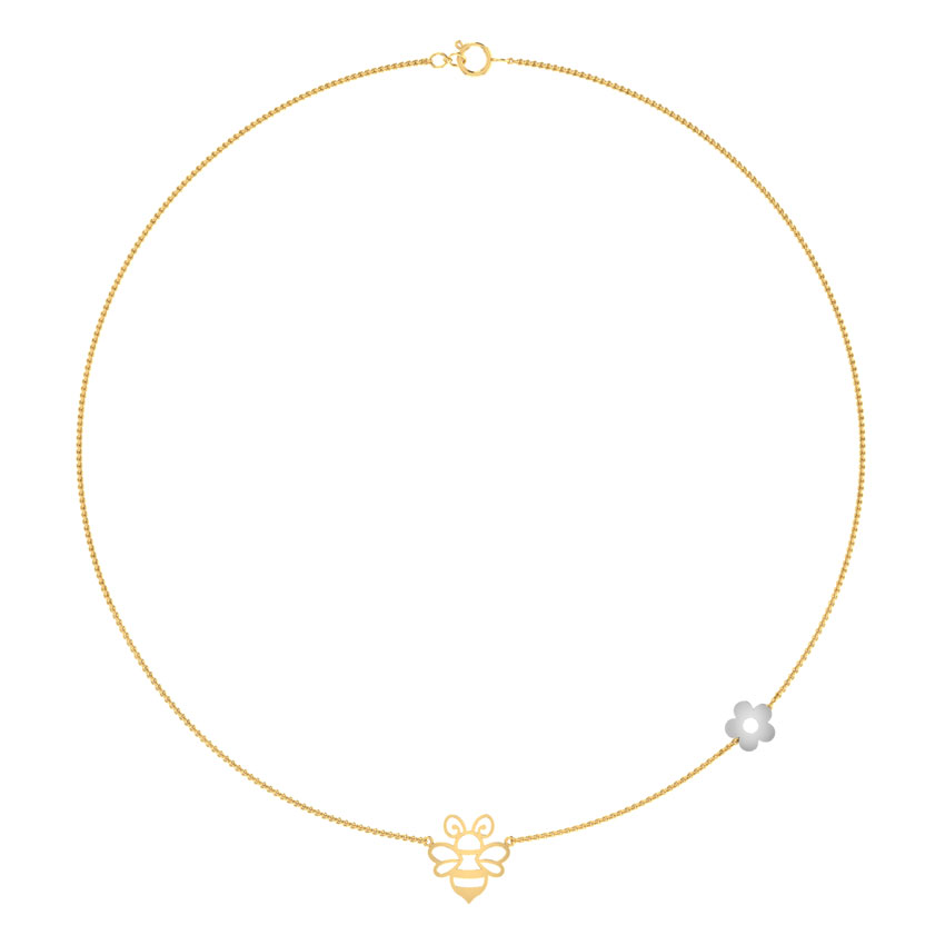 Bee Cutout Necklace