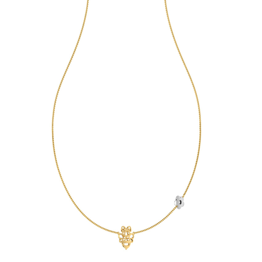 Bee Cutout Necklace