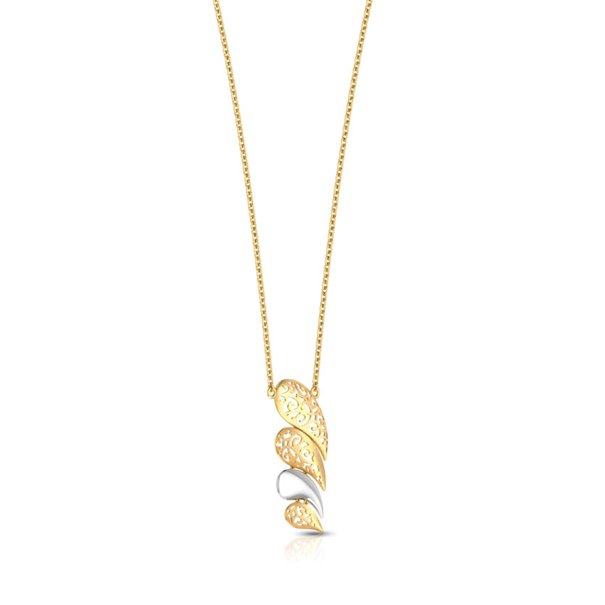 Abigail Paisley Gold Necklace