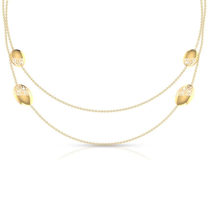 Isabella Oval Cutout Necklace