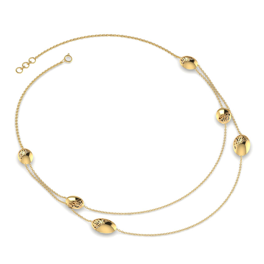 Isabella Oval Cutout Necklace