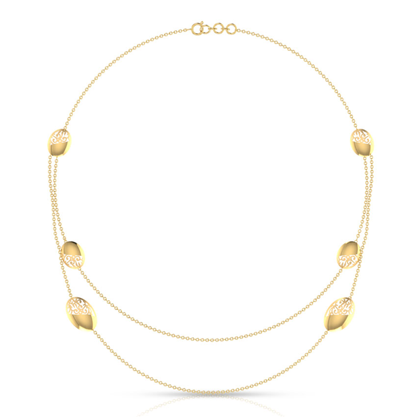 Isabella Oval Cutout Necklace