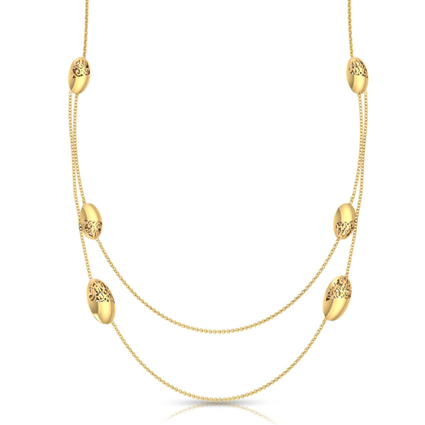 Isabella Oval Cutout Necklace