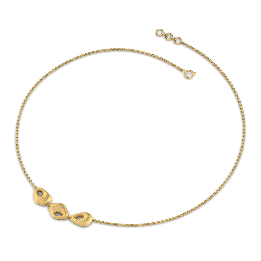 Keeva Hammered Gold Necklace Keeva Hammered Gold Necklace