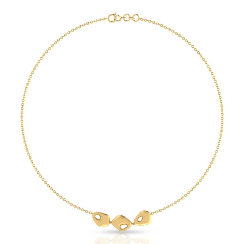 Keeva Hammered Gold Necklace Keeva Hammered Gold Necklace