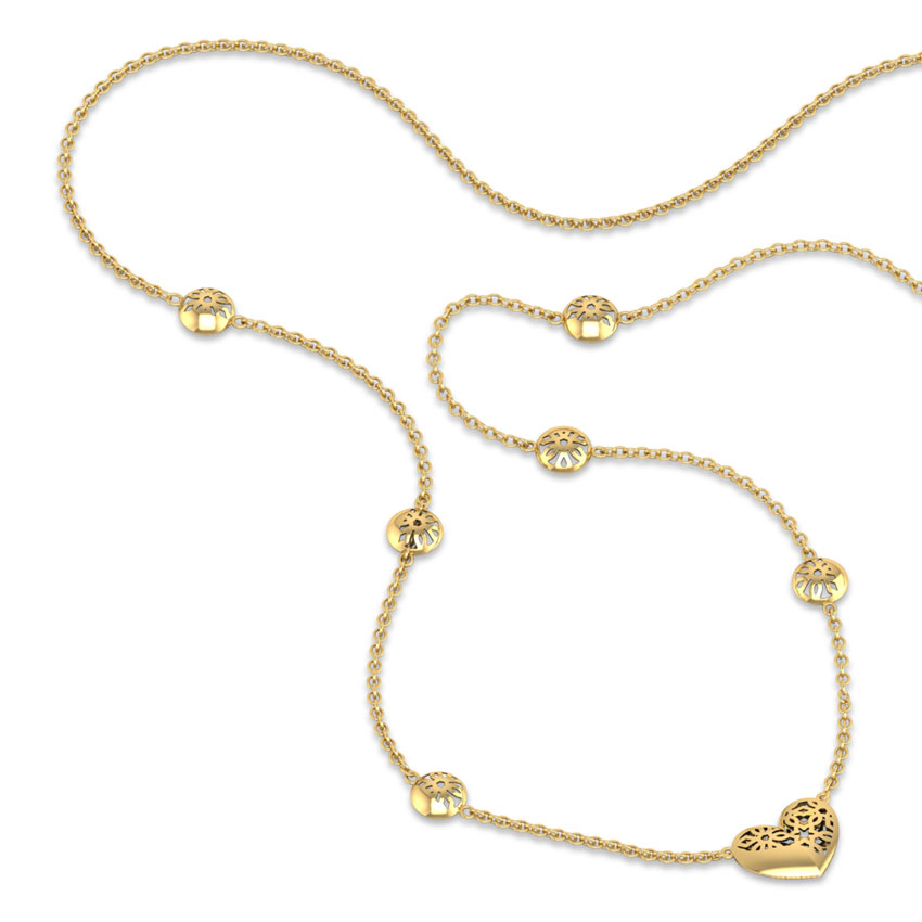 Lesley Cutout Gold Necklace