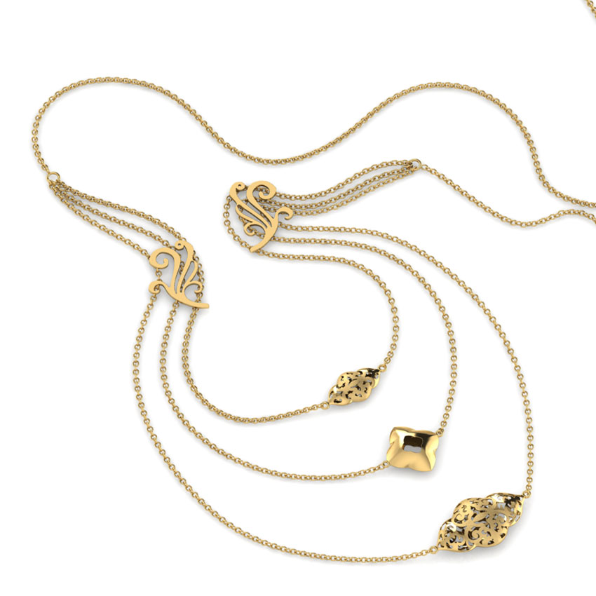 Gene Cutout Necklace Gene Cutout Necklace