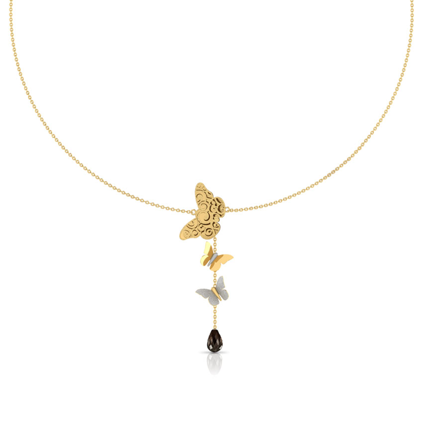 Lia Cutout Gemstone Necklace