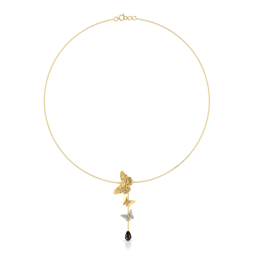 Lia Cutout Gemstone Necklace