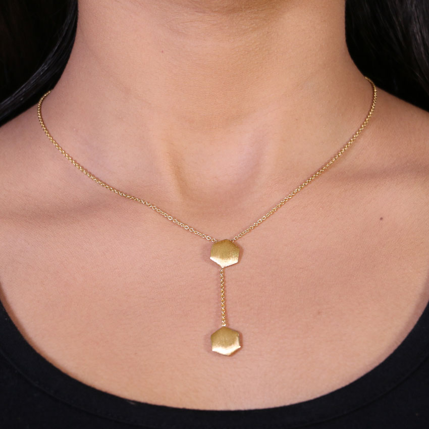 Miah Stamped Necklace