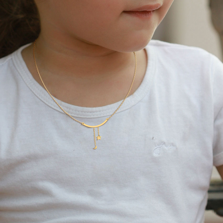 Maribel Star Moon Necklace