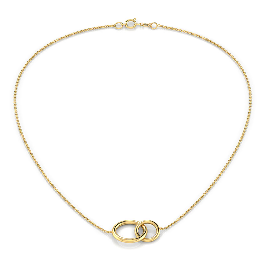 Duo 'O' Gold Necklace