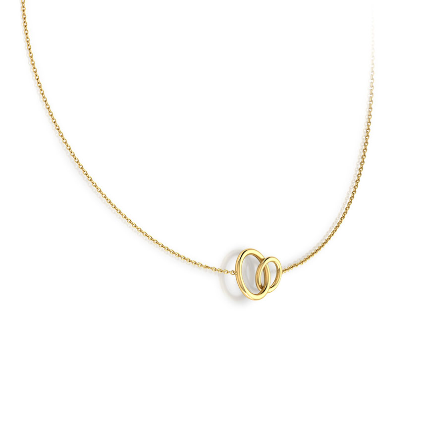 Duo 'O' Gold Necklace
