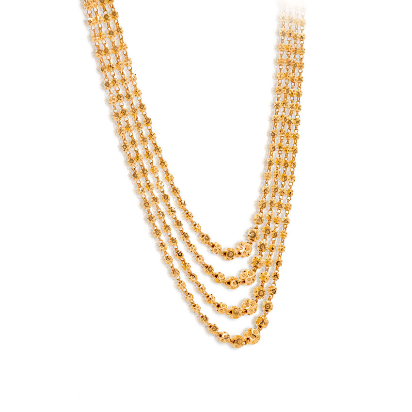 Elva 4 Layered Necklace Elva 4 Layered Necklace