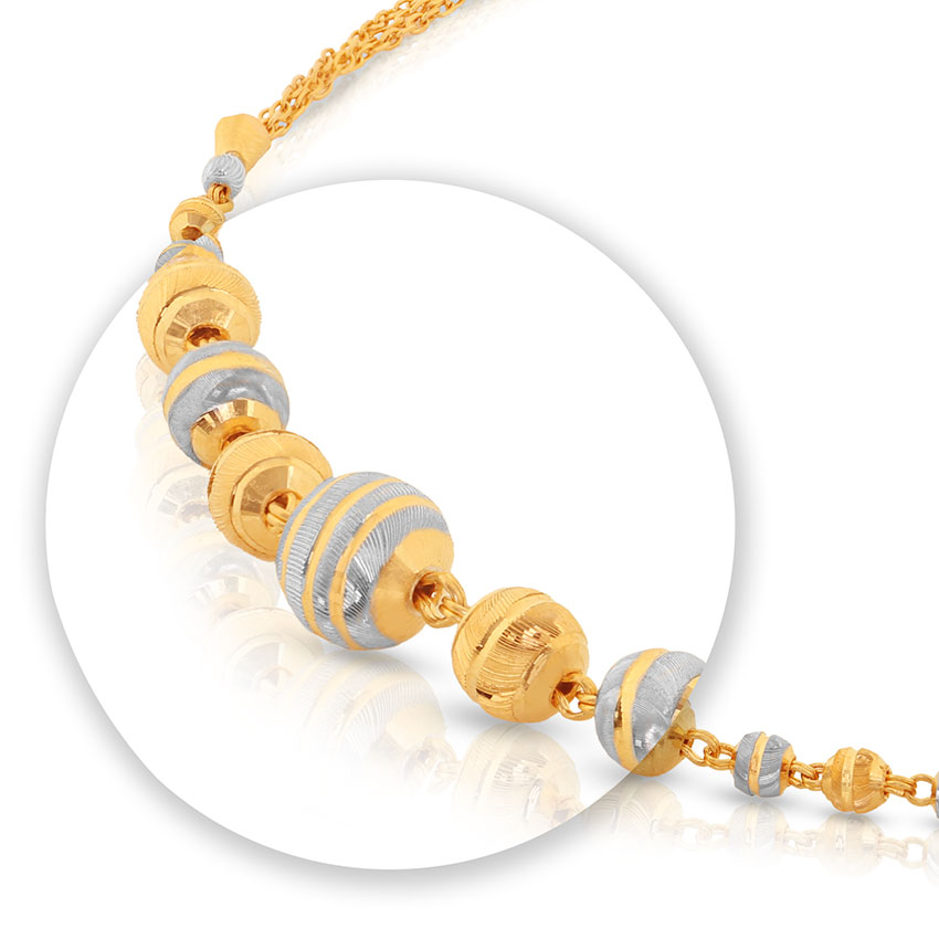 Dual Tone Bead Necklace Dual Tone Bead Necklace