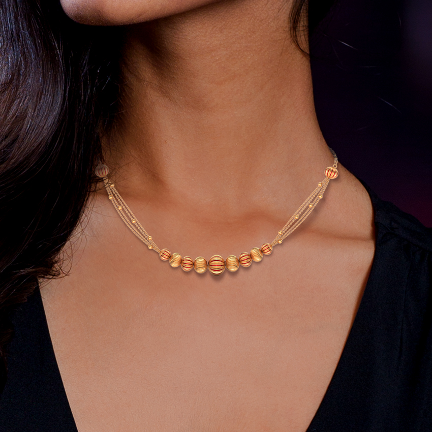 Petite Beads Gold Necklace Petite Beads Gold Necklace