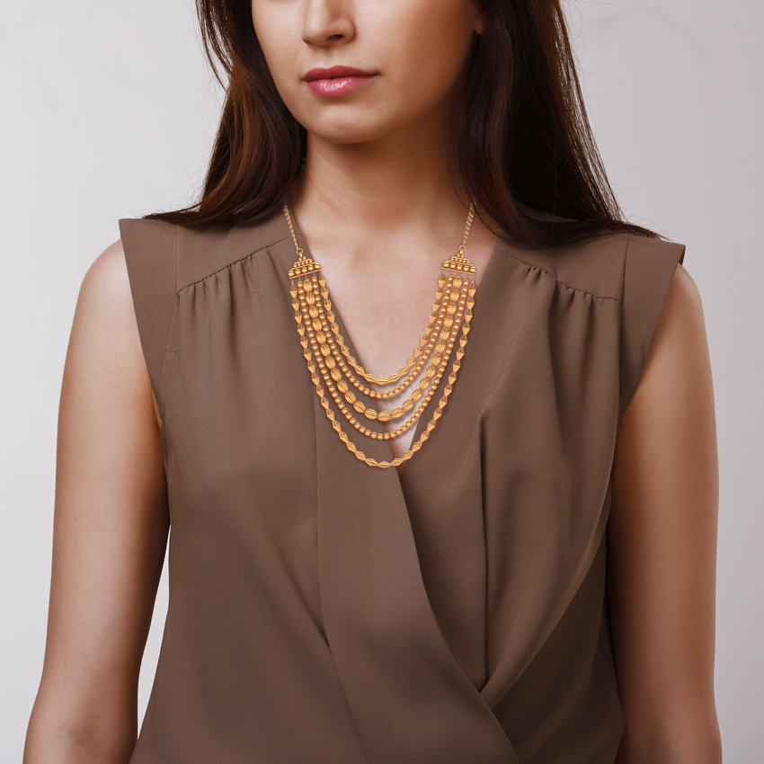 Five-Line Nakshi Beads Necklace Five-Line Nakshi Beads Necklace