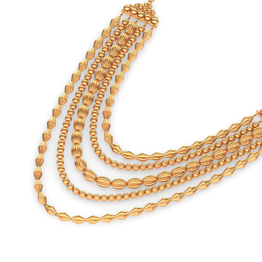 Five-Line Nakshi Beads Necklace Five-Line Nakshi Beads Necklace