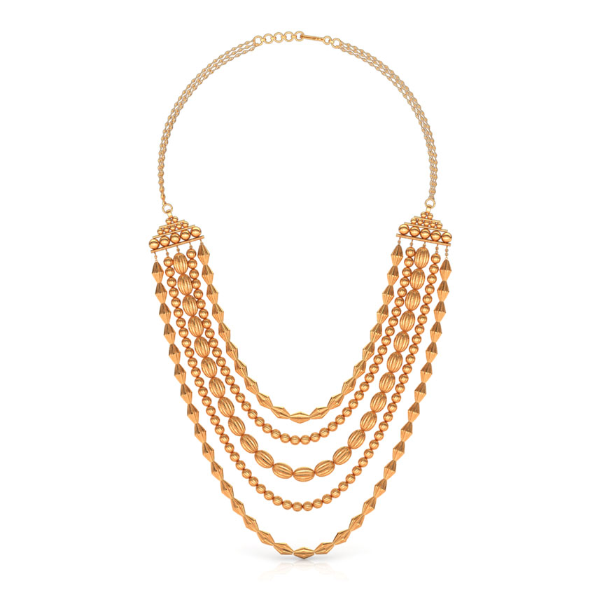 Five-Line Nakshi Beads Necklace Five-Line Nakshi Beads Necklace