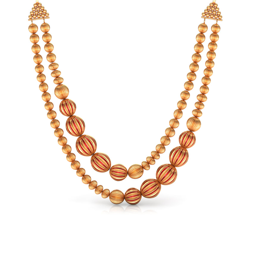 Awry Beads Gold Necklace Awry Beads Gold Necklace