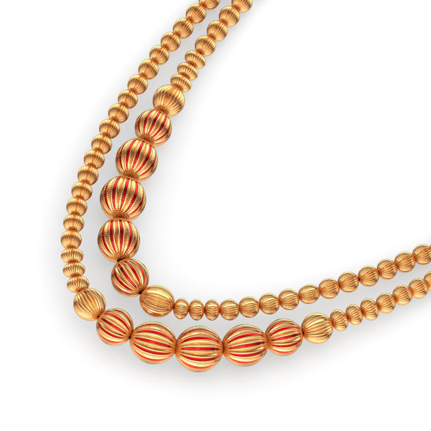 Awry Beads Gold Necklace Awry Beads Gold Necklace