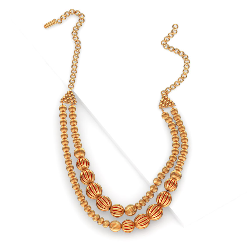 Awry Beads Gold Necklace Awry Beads Gold Necklace