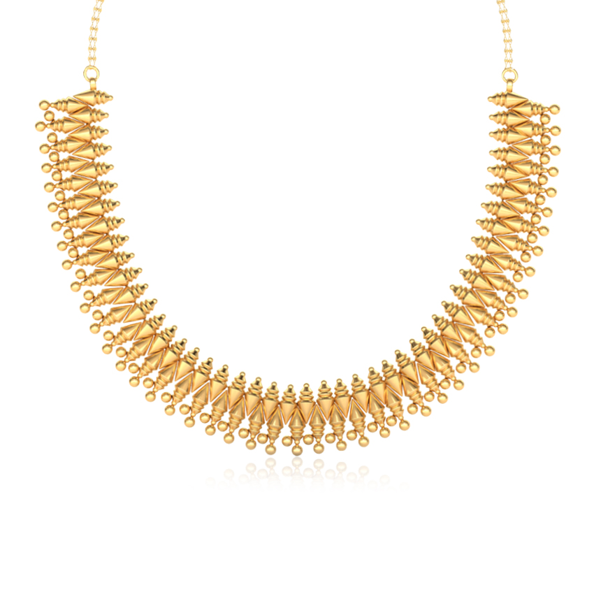 Grand Nakashi Beads Gold Necklace Grand Nakashi Beads Gold Necklace