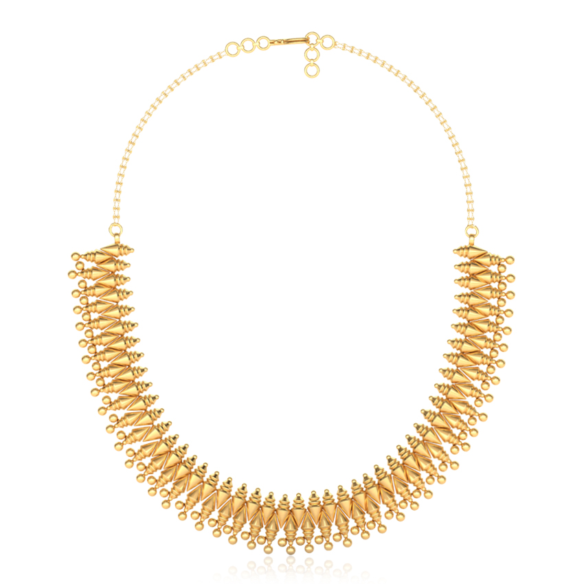 Grand Nakashi Beads Gold Necklace Grand Nakashi Beads Gold Necklace