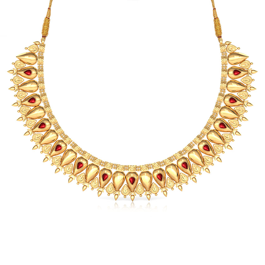 Pyrus Beads Gold Necklace Pyrus Beads Gold Necklace