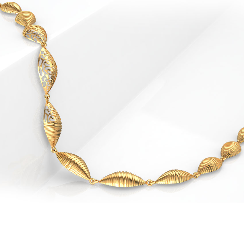 Dome Filigree Gold Necklace Dome Filigree Gold Necklace