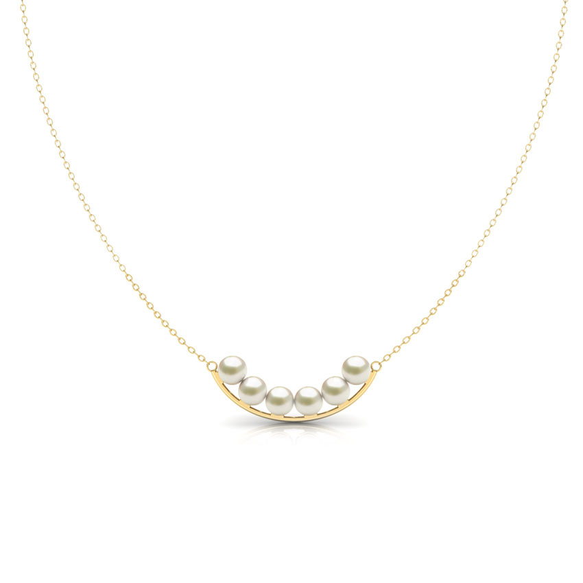 Arc Pearl Necklace
