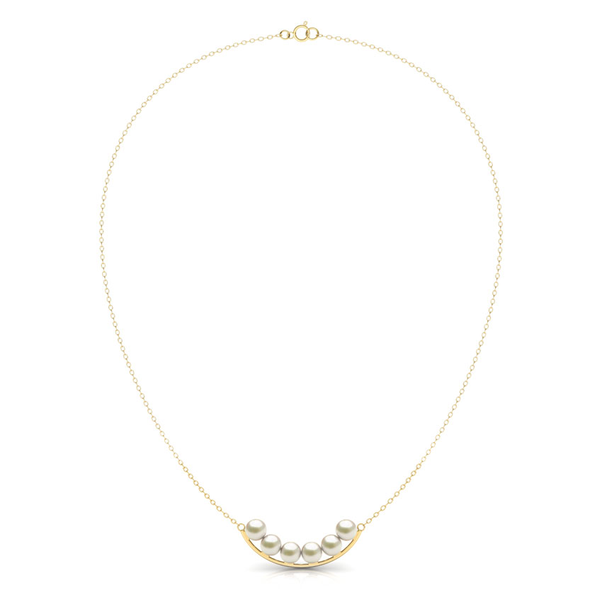 Arc Pearl Necklace