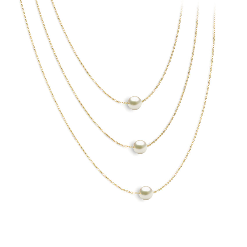 Trio Pearl Layered Necklace Trio Pearl Layered Necklace