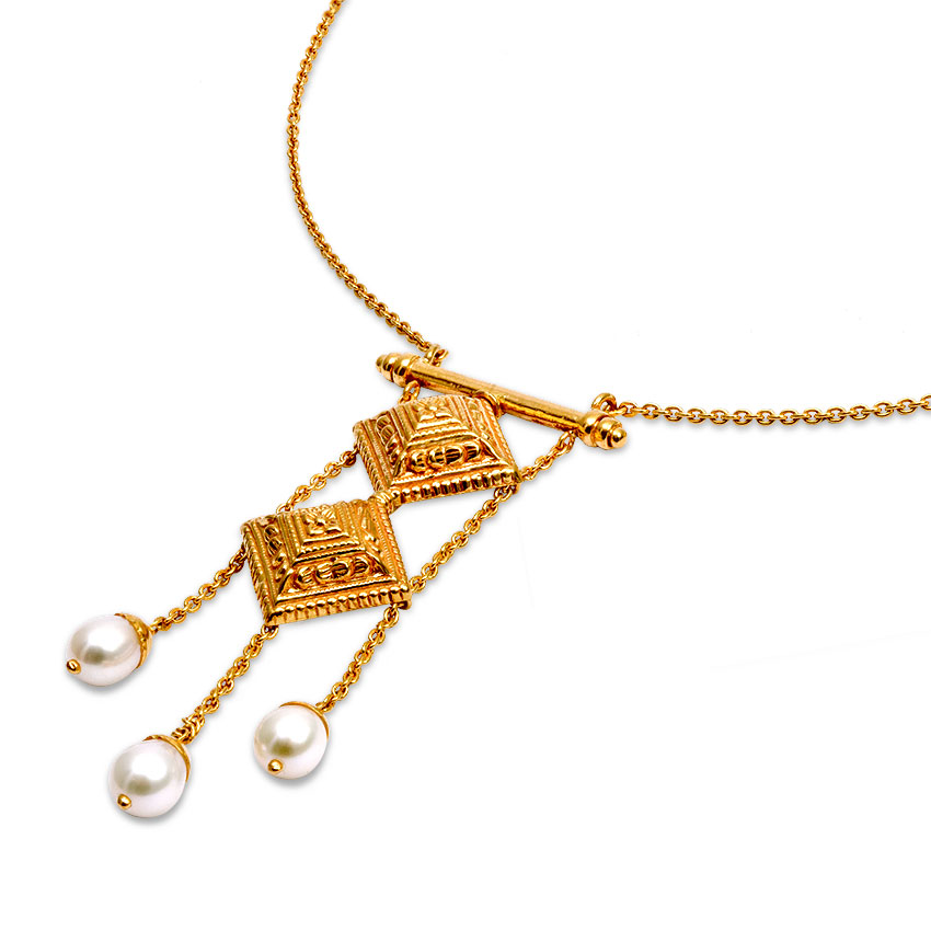 Floret Quad Gold Necklace Floret Quad Gold Necklace