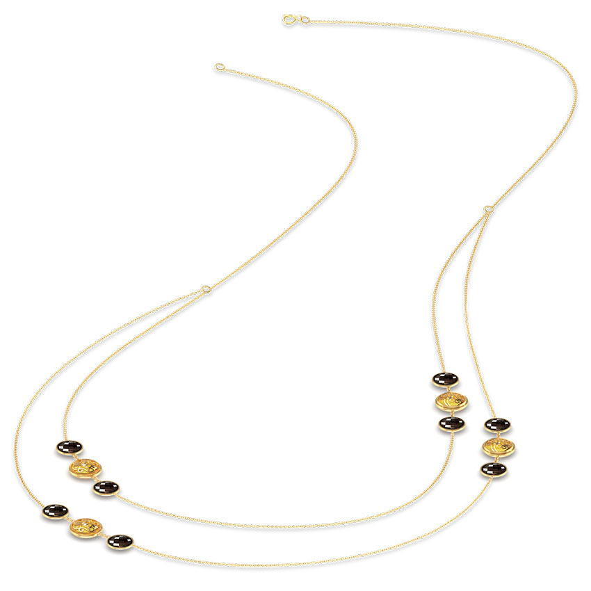 Swish Gemstone Necklace