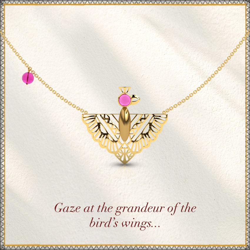 Zyena Pinion Gemstone Necklace