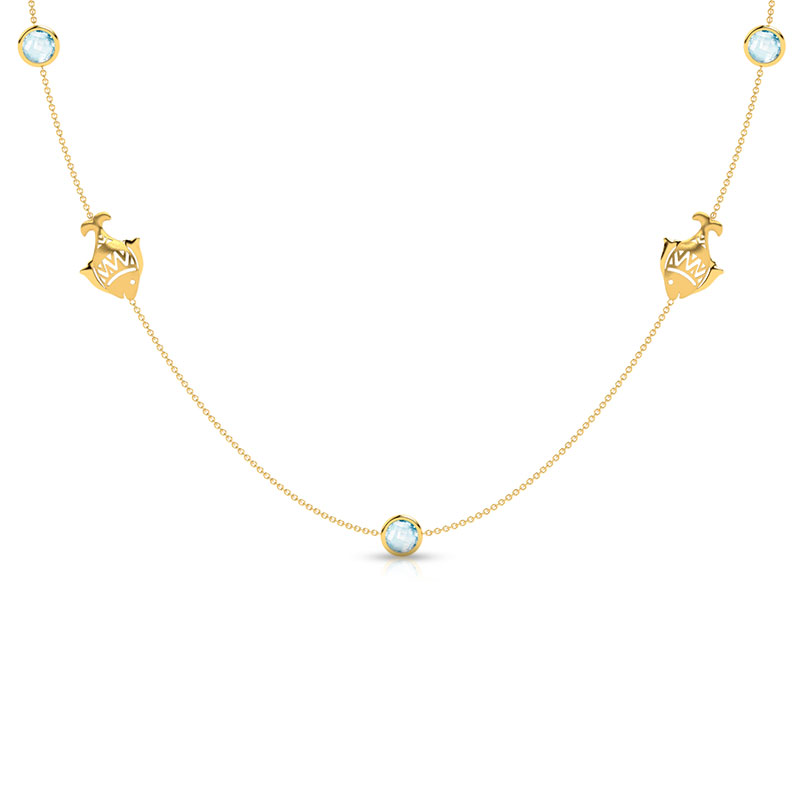 Matsya Topaz Necklace