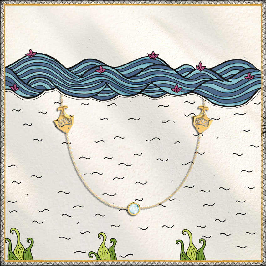 Matsya Topaz Gemstone Necklace Matsya Topaz Gemstone Necklace