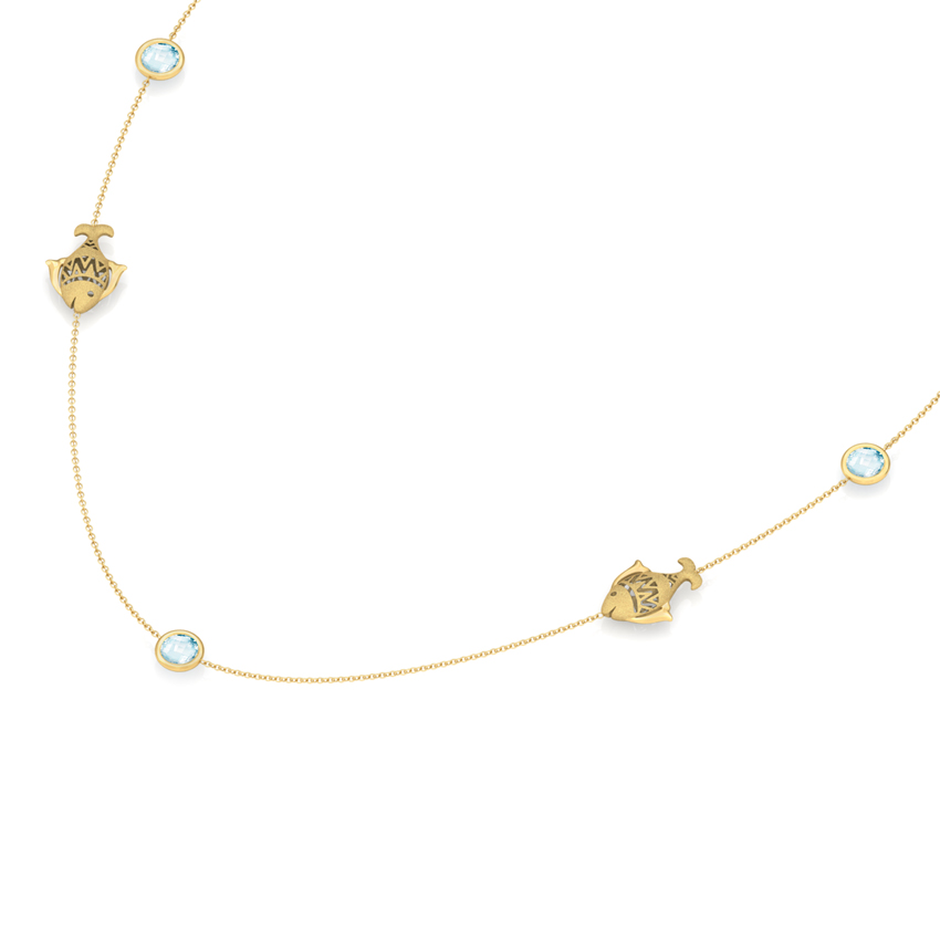 Matsya Topaz Gemstone Necklace Matsya Topaz Gemstone Necklace