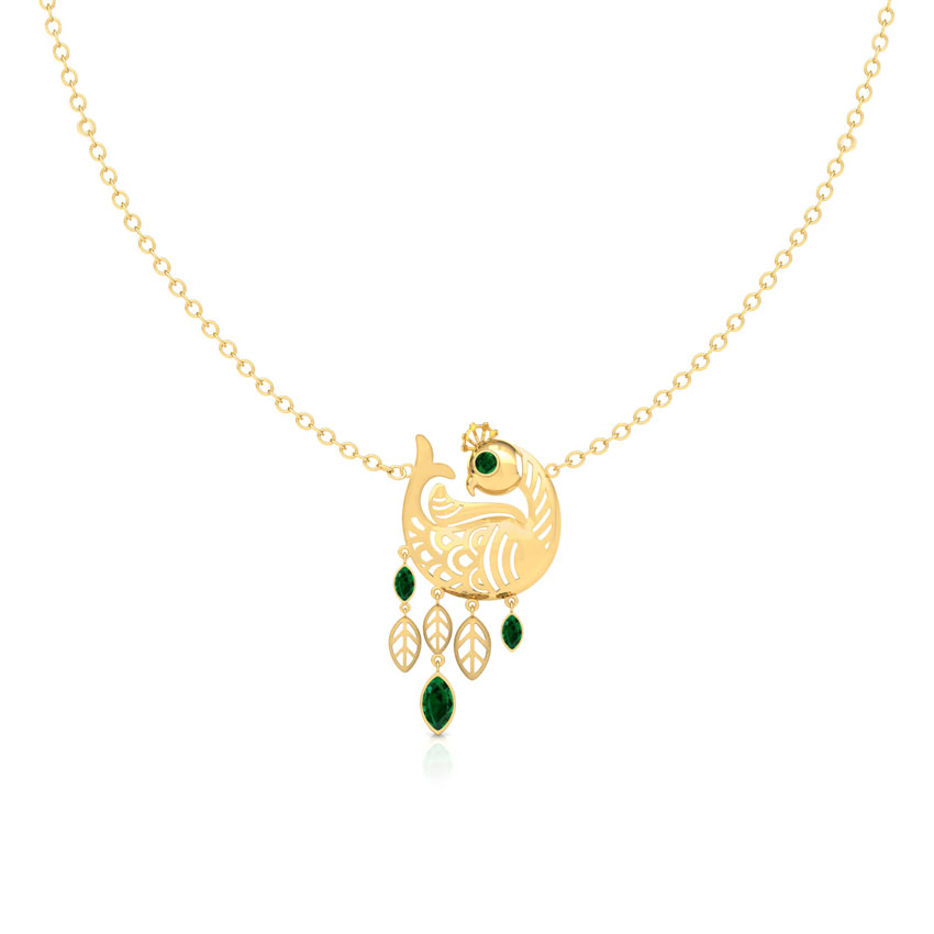 Navilu Feather Gemstone Necklace Navilu Feather Gemstone Necklace