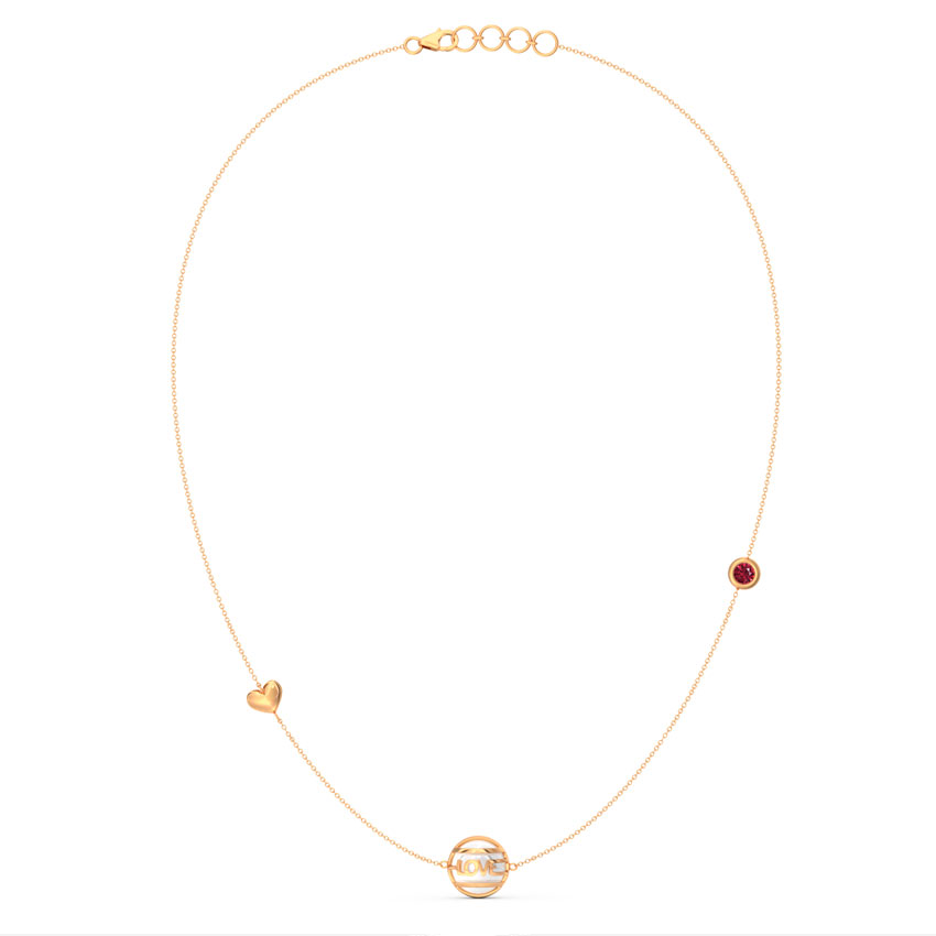 Pearl Orb Clover Necklace