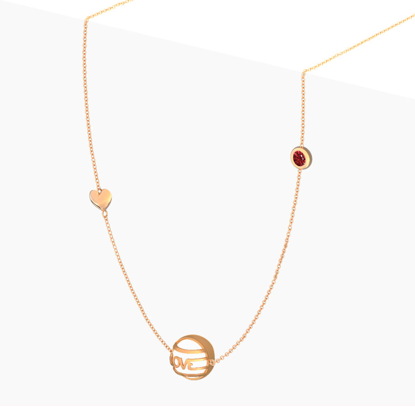 Pearl Orb Clover Necklace