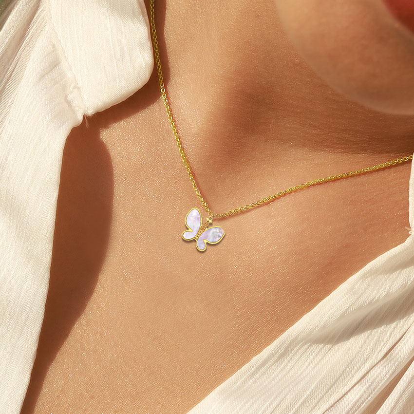 Flutter Gold Necklace Flutter Gold Necklace