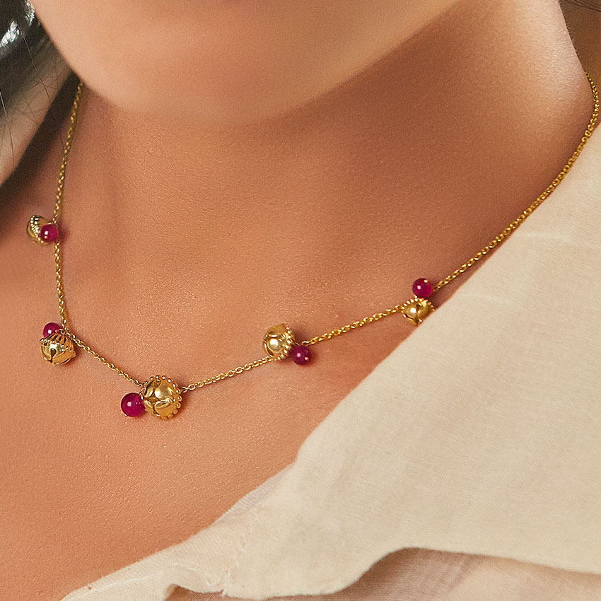 Sudha Gold Necklace