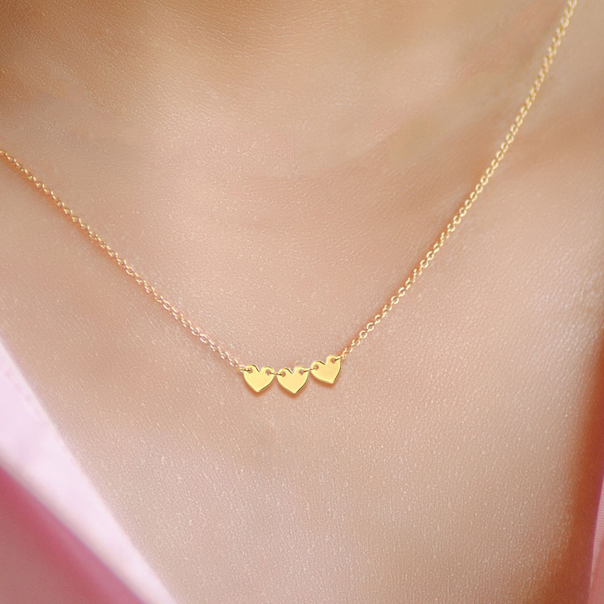 Minimalistic Love Gold Necklace