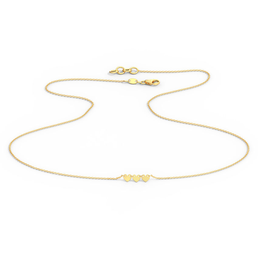 Minimalistic Love Gold Necklace